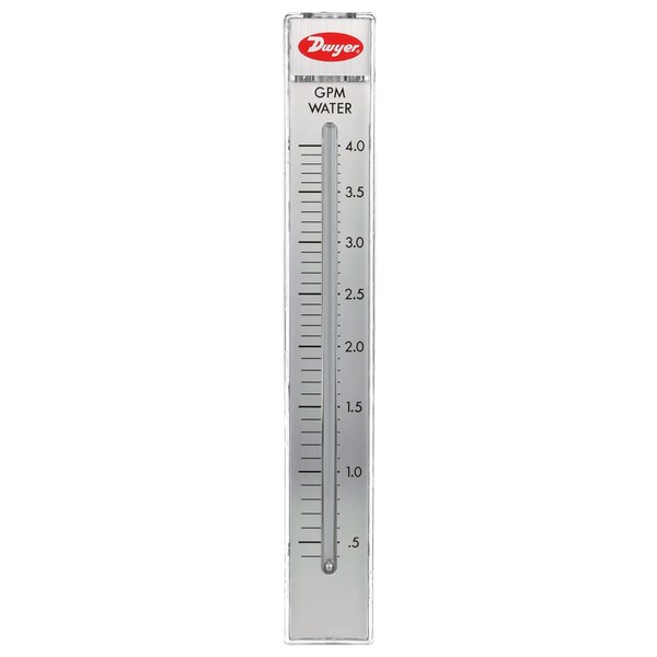 Flowmeter, range 40-400 SCFH air.